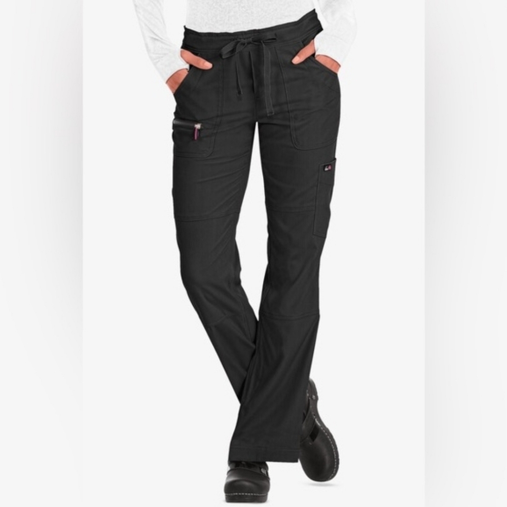 Women’s Large Reg 31” KOI Lite Performance Stretch Peace Pants Black Style 721